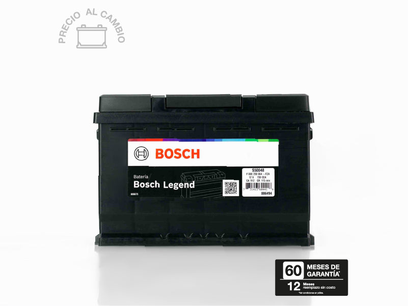 BATERIA BOSCH LEGEND S5 BCI 48/91 (LN3) 730 AMP G3