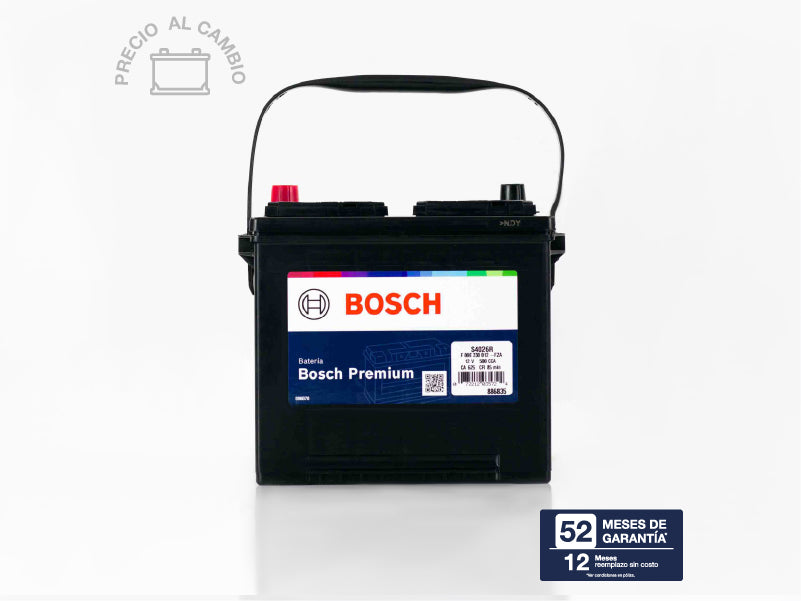 BATERIA BOSCH S4 BCI 26R 500 AMP G2