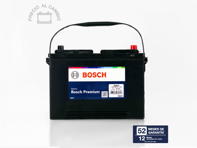 BATERIA BOSCH S4 BCI 34 600 AMP G3