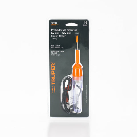 PROBADOR CORRIENTE FOCO 6-12V     TRUPER