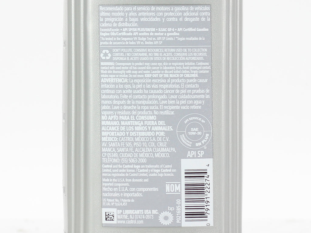 ACEITE CASTROL GTX 10W30 946ML