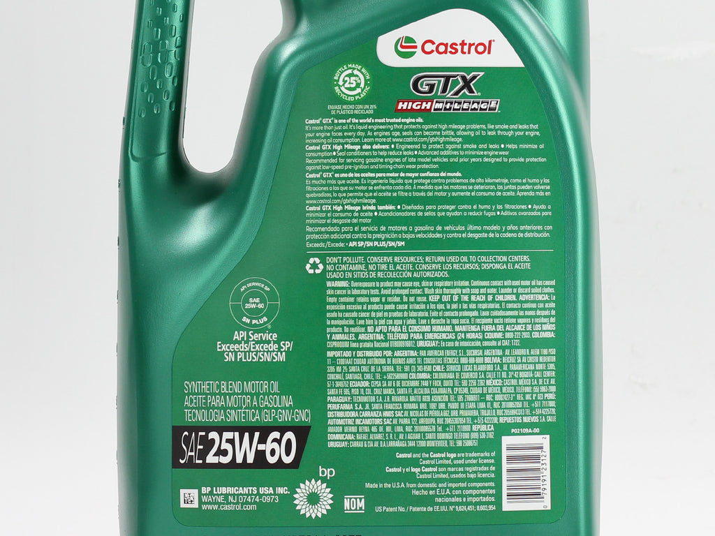 ACEITE CASTROL GTX 25W60 AK 4.73L