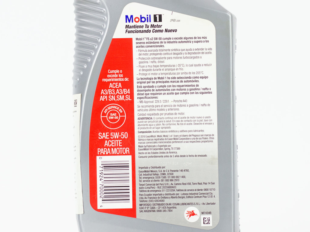 ACEITE MOBIL 1 5W50 SINTETICO 946ML