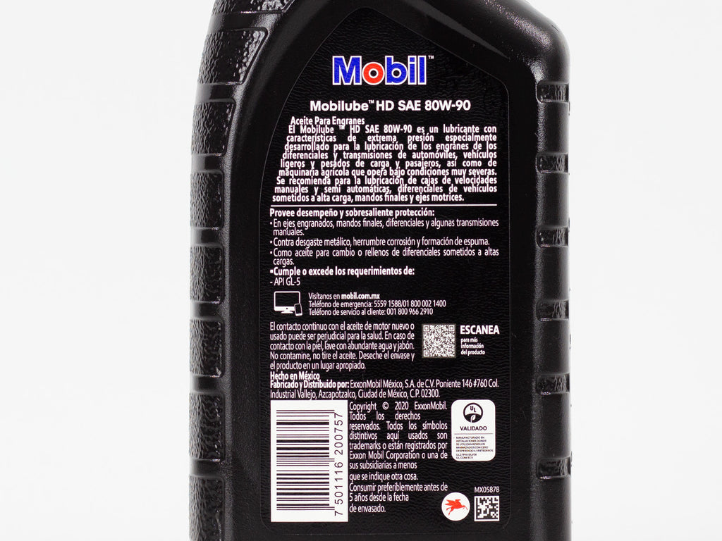 ACEITE MOBIL 80W90 946ML