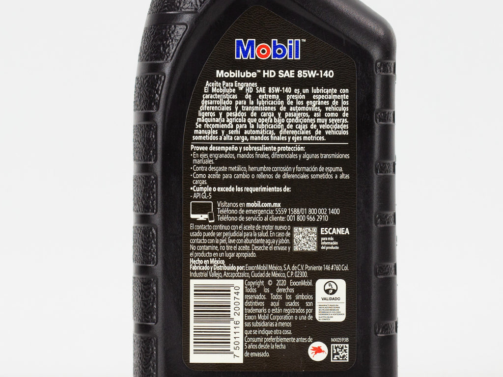 ACEITE MOBIL 85W140 946ML