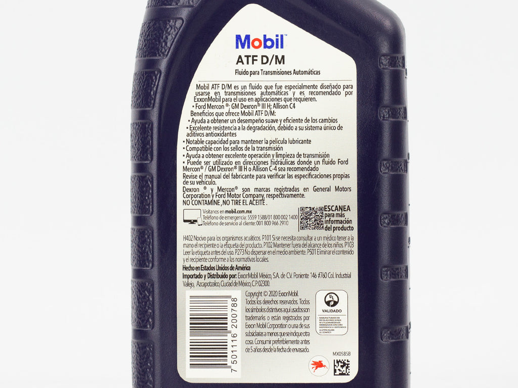 ACEITE MOBIL ATF DEXRON III 946ML
