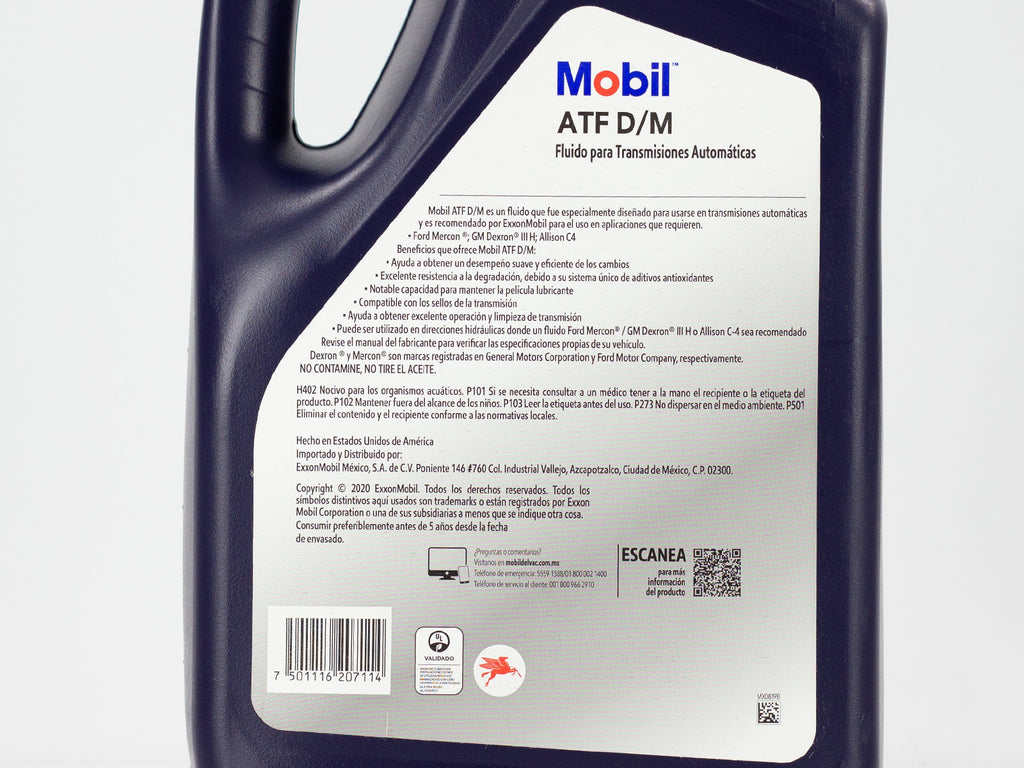 ACEITE MOBIL ATF DEXRON III 5LT
