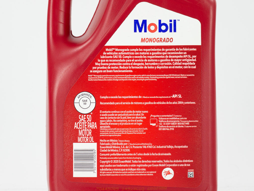 ACEITE MOBIL HD50 5LT