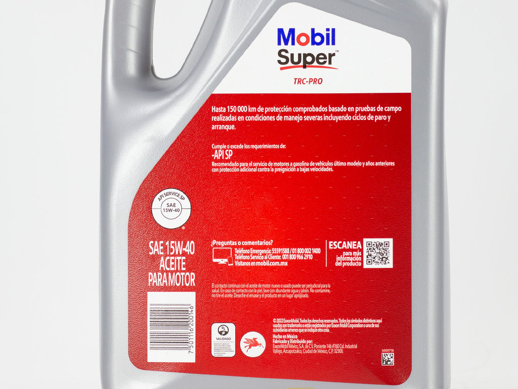 ACEITE MOBIL SUPER TRC-PRO 15W40 5LT