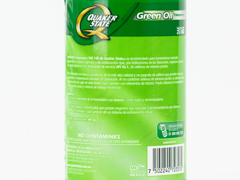 ACEITE QUAKER 140 946ML