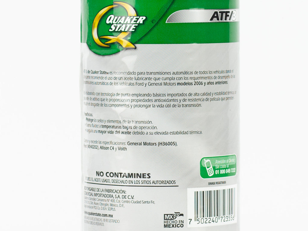 ACEITE QUAKER ATF DEXRON III 946ML