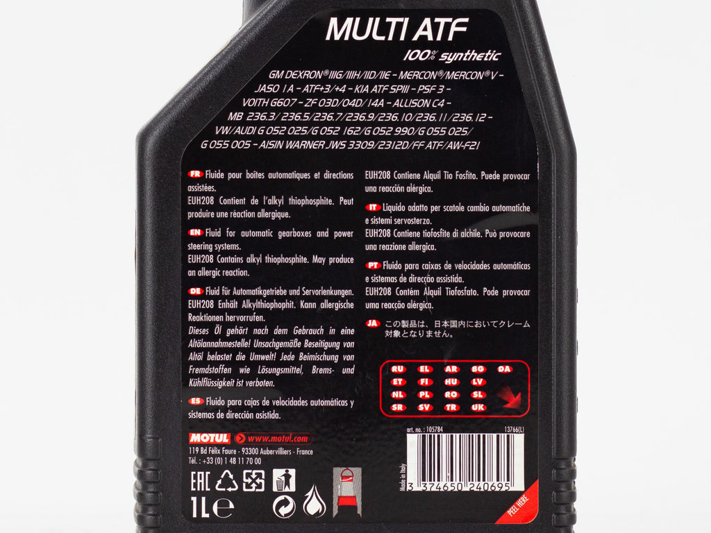 ACEITE MOTUL ATF MULTI ATF 1LT