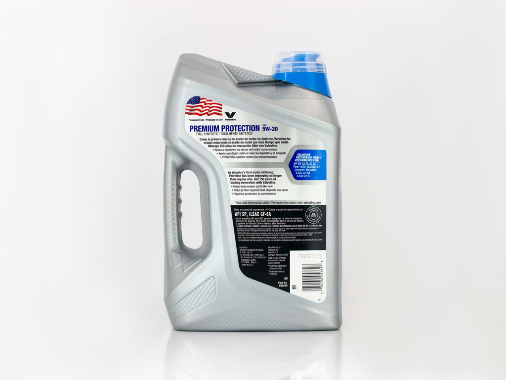 ACEITE VALVOLINE PREMIUM 5W20 SINTETICO 4.73LT
