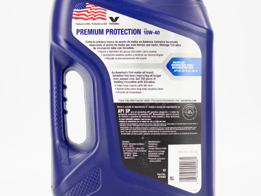 ACEITE VALVOLINE PREMIUM 10W40 4.73L