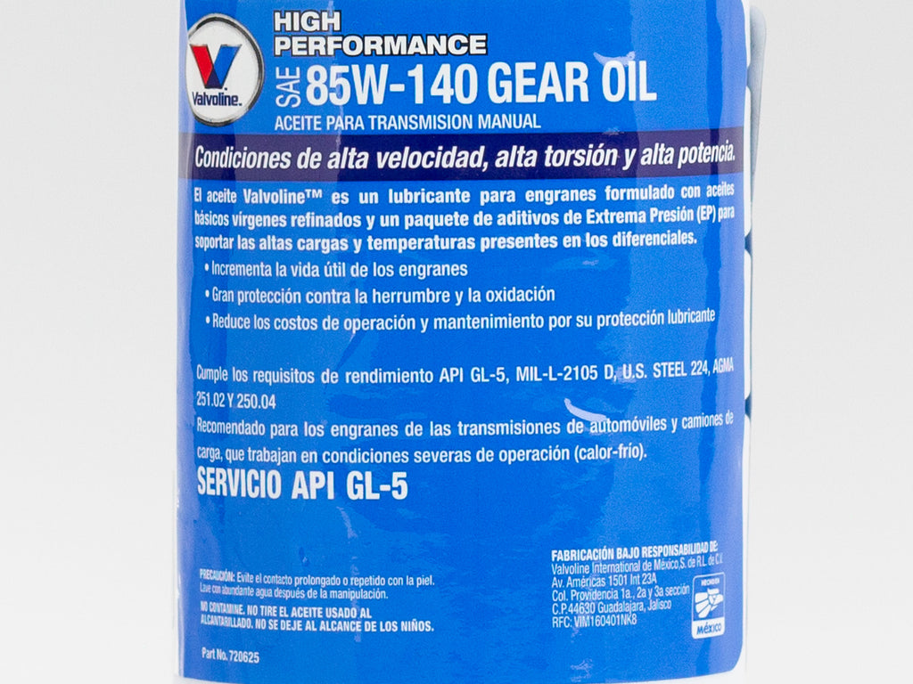 ACEITE VALVOLINE 85W140 946ML