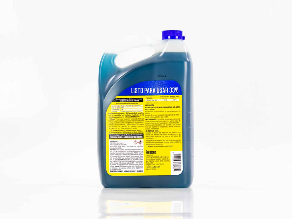 ANTICONGELANTE PRESTONE 33% AZUL NISSAN 3.78L