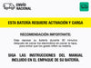 BATERIA MOTO LTH CB9-B 115 AMP 9 A/H (+)/(-)