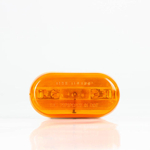 PLAFON LATERAL OVALADO CHICO LISO AMBAR     TRAKTOLAMP