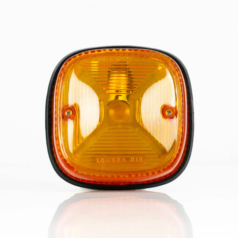 PLAFON STOP CUADRADO AMBAR