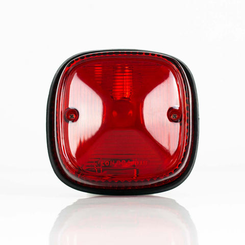 PLAFON STOP CUADRADO ROJO