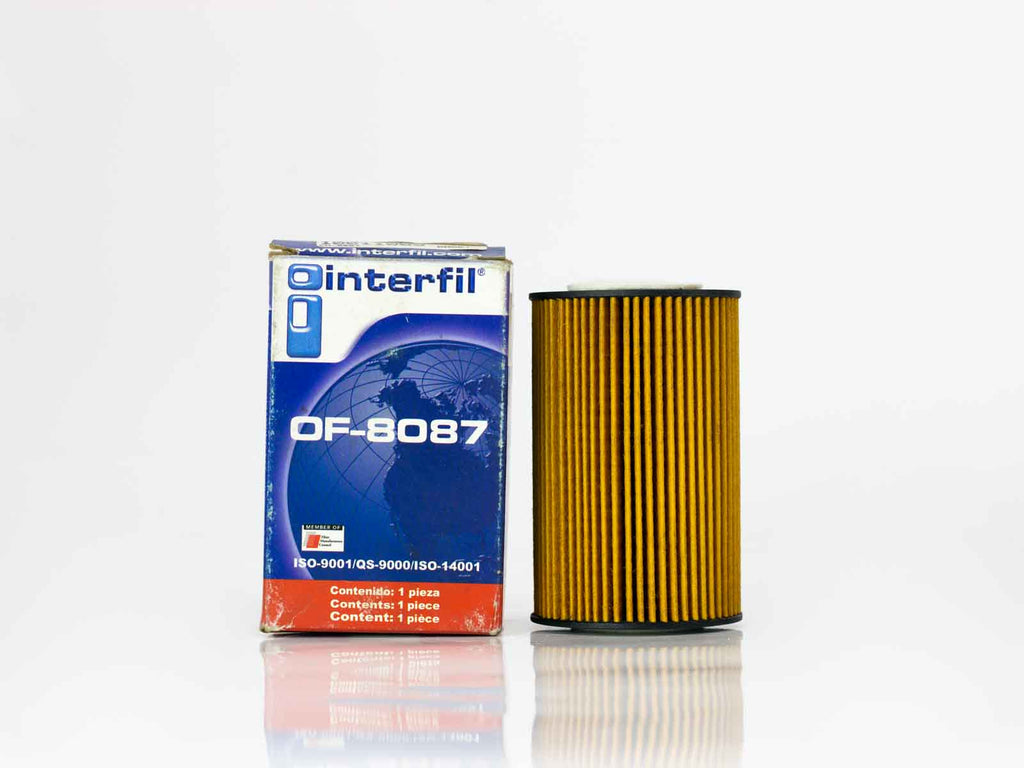 FILTRO ACEITE CARTUCHO BMW Z3 96-00     INTERFIL     REF CH-8087 OF-8087 51213