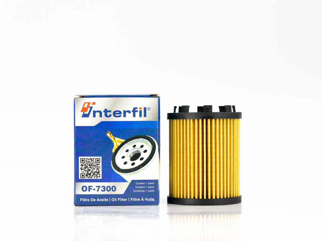FILTRO ACEITE CARTUCHO DODGE DART 1.4L 13-16 FIAT 500 12-19 500L 14-20 500X 16-18 RENAGADE 15-18     INTERFIL     REF  CH-9713 OF-7300