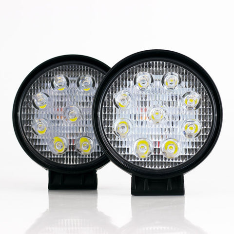 FARO AUXILIAR LED 9 LEDS 27W REDONDO JUEGO      RACINGTEC