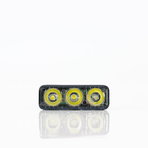 FARO AUXILIAR LED 3 LEDS 10W 9CM RECTANGULAR MOTO RT-E03