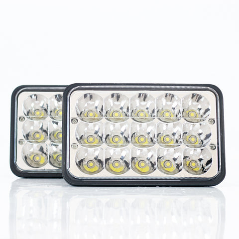UNIDAD LED CUADRADA 4651 4656 15 LEDS 45W ALTA BAJA JUEGO     MULTITOP