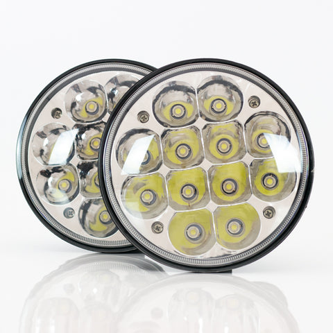 UNIDAD LED REDONDA 6024 12 LEDS 36W ALTA BAJA JUEGO