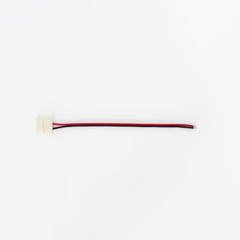 CONECTOR TIRA LEDS SENCILLO (DOS CABLES)