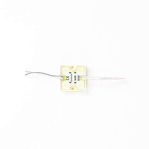 MODULO 4 LEDS SUPERBRILLANTE CUADRADO BLANCO