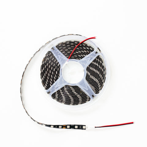 ROLLO LED 5050 SMD AZUL FONDO NEGRO 5MT