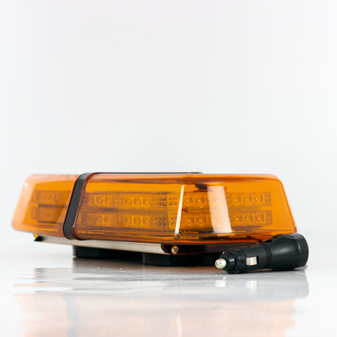 TORRETA LED TIPO PATRULLA 72 LEDS MICA AMBAR 12V