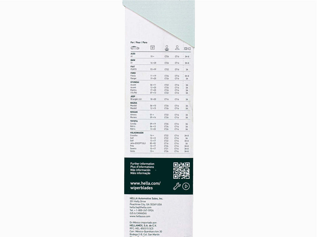 PLUMA LIMPIABRISAS HELLA CLEANTECH 16"