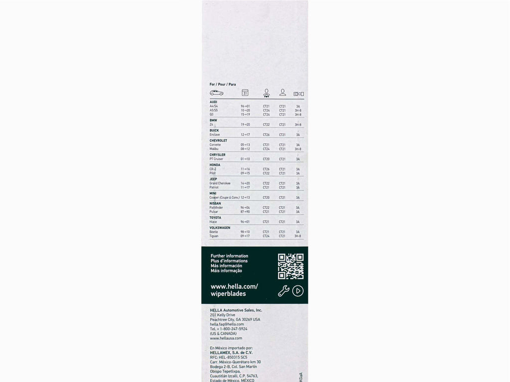 PLUMA LIMPIABRISAS HELLA CLEANTECH 21"