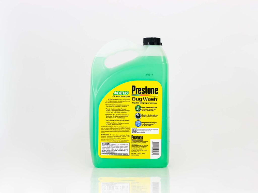 QUIMICO PRESTONE BUG WASH LIMPIAPARABRISAS 3.78LT