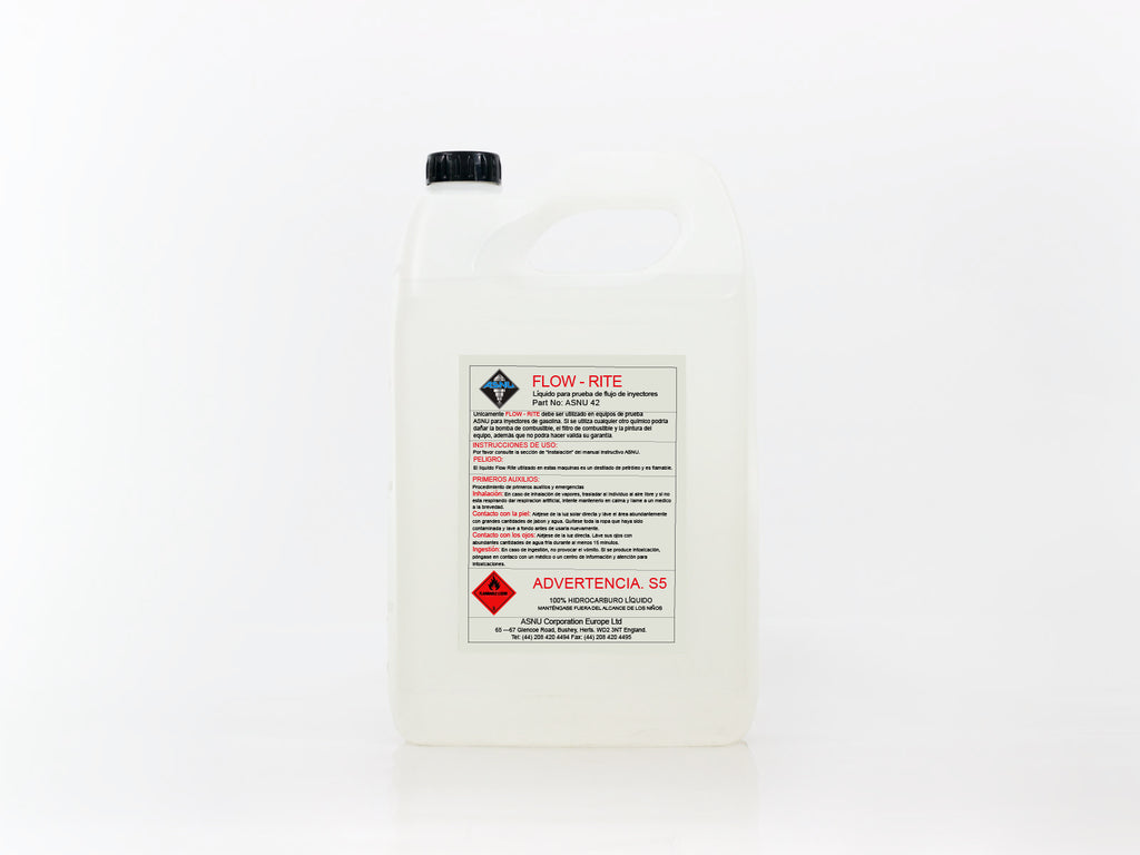 QUIMICO ASNU FLOWRITE LIQUIDO CALIBRACION INYECTORES 3.78LT