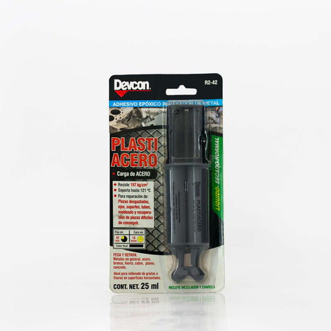 QUIMICO DEVCON PLASTIACERO JERINGA GRIS SECADO NORMAL
