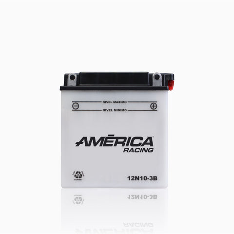 BATERIA MOTO AMERICA 12N10-3B 100 AMP 10 A/H (-)/(+)
