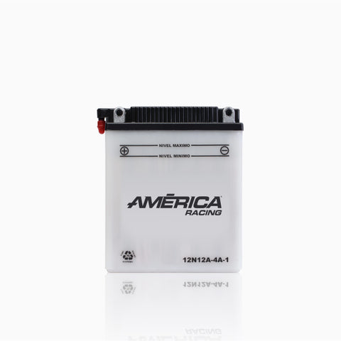 BATERIA MOTO AMERICA 12N12A-4A1 120 AMP 12 A/H (+)/(-) = CB12A-A
