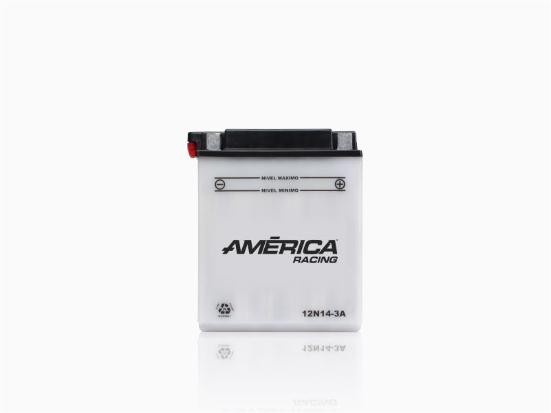 BATERIA MOTO AMERICA 12N14-3A 125 AMP 14 A/H (-)/(+) = CB14L-A2