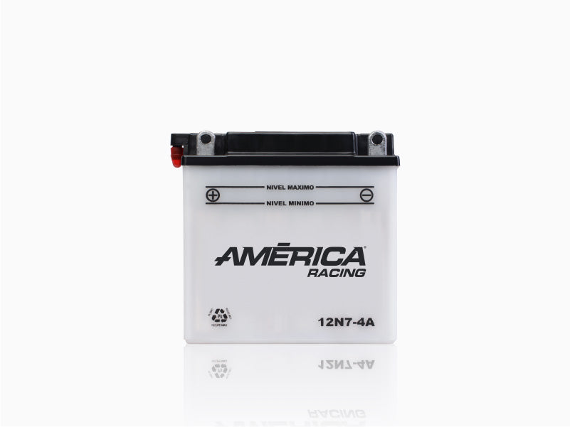 BATERIA MOTO AMERICA 12N7-4A 70 AMP 7 A/H (+)/(-)
