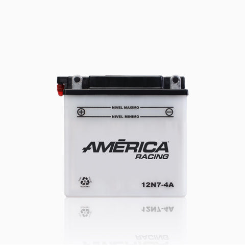 BATERIA MOTO AMERICA 12N7-4A 70 AMP 7 A/H (+)/(-)