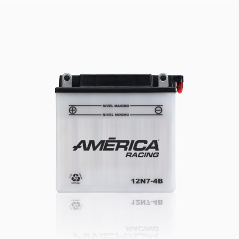 BATERIA MOTO AMERICA 12N7-4B 70 AMP 7 A/H (+)/(-)