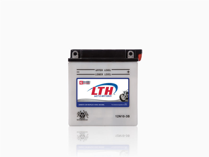 BATERIA MOTO LTH 12N10-3B 100 AMP 10 A/H (-)/(+)