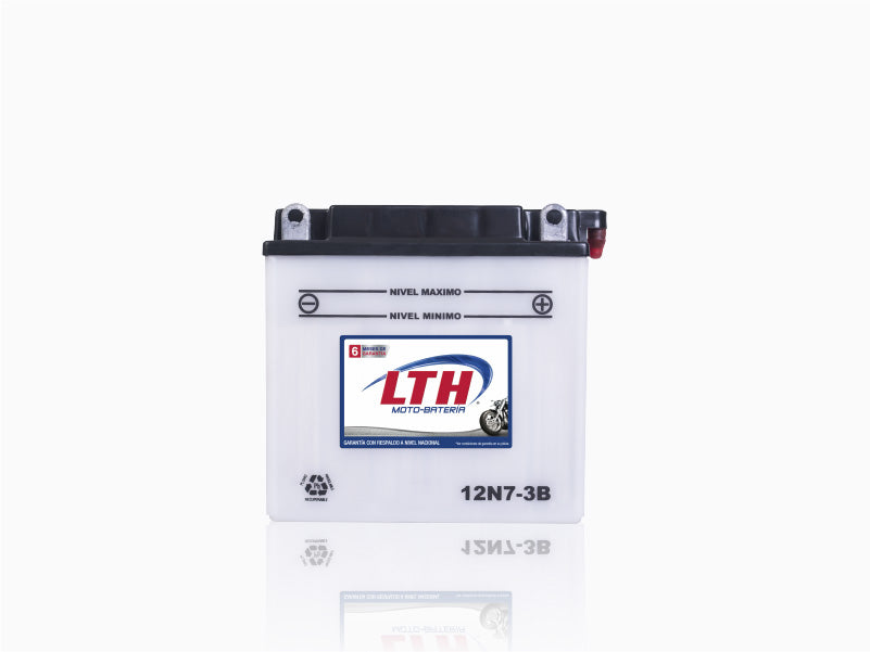 BATERIA MOTO LTH 12N7-3B 70 AMP 7 A/H (-)/(+)