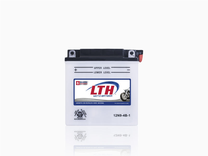 BATERIA MOTO LTH 12N9-4B-1 85 AMP 9 A/H (+)/(-) = CB9-B