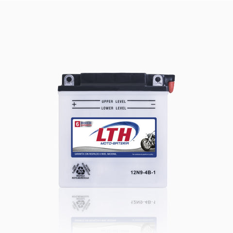BATERIA MOTO LTH 12N9-4B-1 85 AMP 9 A/H (+)/(-) = CB9-B