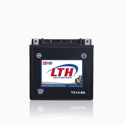 BATERIA MOTO LTH AGM CTX14-BS 200 AMP 12 A/H (+)/(-)